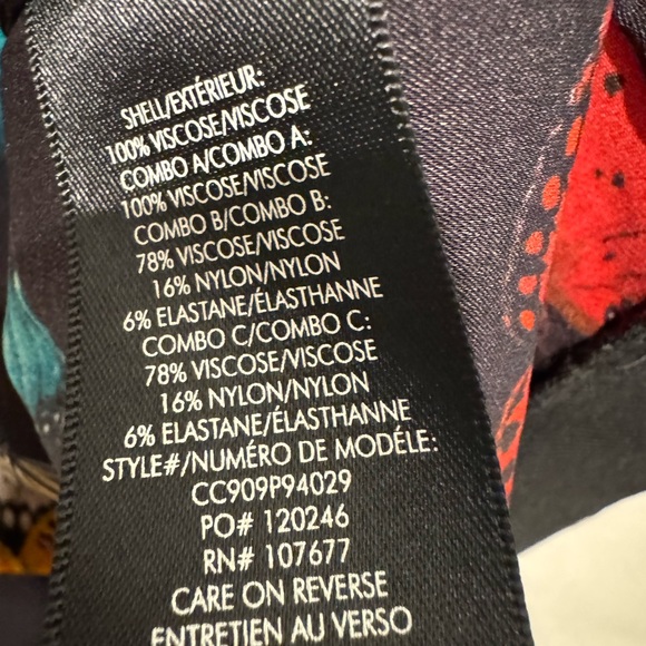 Alice + Olivia Butterfly Print Silk Top - Picture 11 of 12